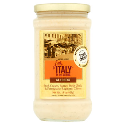 Little Italy in the Bronx Alfredo Sauce, 15 oz