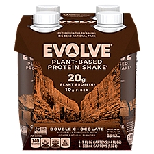 Evolve Double Chocolate Protein Shake, 11 fl oz, 44 Fluid ounce