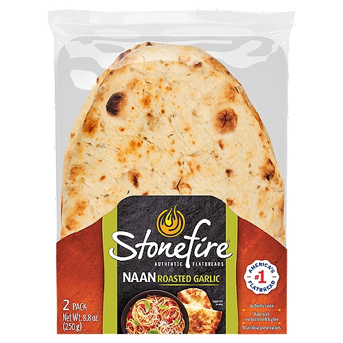 #1 America's Flatbread*
* IRI-Total United State, 52 Weeks, 02-20-2022

Blt Naan Bites
Chicken Kabab with Garlic Naan
Deluxe Roasted Garlic Naan Pizzas

Hand-Stretched Patented High Heat Baked for an Authentic Naan Experience
Perfect for Just About Any Occasion
Do You Dip, Top, Drizzle...
Wrap or Share on Its Own