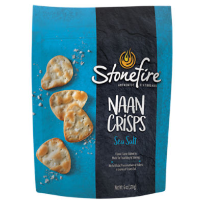 Stonefire Sea Salt Naan Crisps, 6 oz