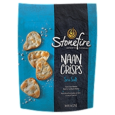 Stonefire Sea Salt Naan Crisps, 6 oz