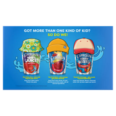 Capri Sun Pacific Cooler Mixed Fruit Flavored Juice Drink Blend, 10 ct Box,  6 fl oz Pouches