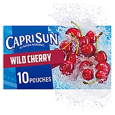 Capri Sun Wild Cherry Flavored Juice Drink Blend, 6 fl oz, 10 count