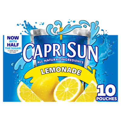 Capri Sun® Lemonade Drink, 10 ct Box, 6 fl oz Pouches, 60 Fluid ounce