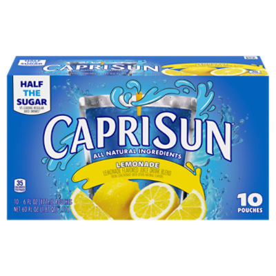 Capri Sun® Lemonade Drink, 10 ct Box, 6 fl oz Pouches - The Fresh Grocer