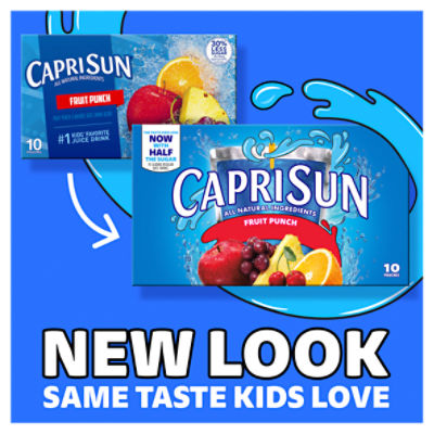Capri Sun® Fruit Punch Flavored Juice Drink Blend, 10 ct Box, 6 fl