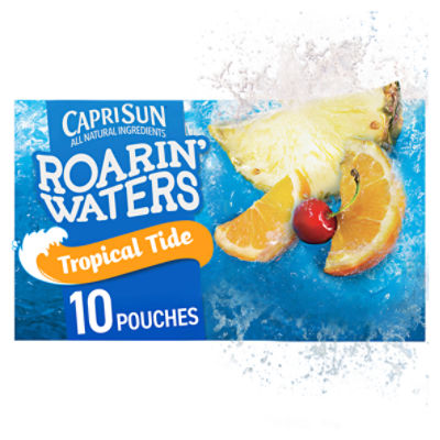 Capri Sun Roarin' Waters Tropical Tide Flavored Water Beverage, 6 fl oz