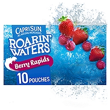 Capri Sun Roarin' Waters Berry Rapids Flavored Water Beverage, 6 fl oz, 10 count, 60 Fluid ounce