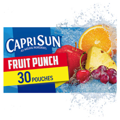 Capri Sun Fruit Punch Juice Drink, 6 fl oz, 30 count, 180 Fluid ounce