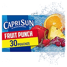 Capri Sun Fruit Punch Juice Drink, 6 fl oz, 30 count