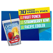 Capri Sun Juice Drink Blend Variety Pack, 6 fl oz, 30 count, 1.4 Gallon