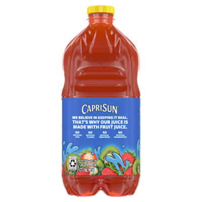 Capri Sun Strawberry Kiwi Flavored Juice Drink Blend, 64 fl oz