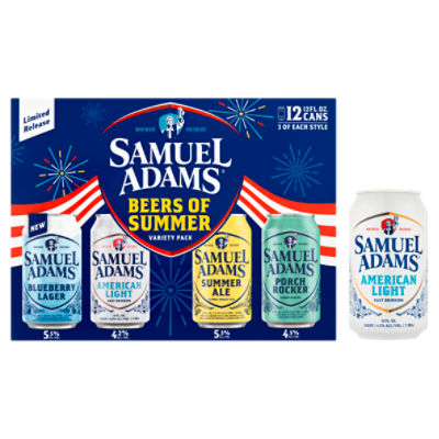 Samuel Adams Beers of Summer Variety Pack, 12 fl oz, 12 count