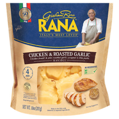 Rana Chicken & Roasted Garlic Ravioli, 10 oz