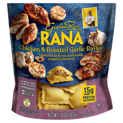 Rana Chicken & Roasted Garlic Ravioli, 10 oz
