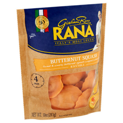 Giovanni Rana Ravioli Pasta Butternut Squash Fresh - 10 oz pkg