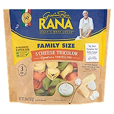 Rana 5 Cheese Tricolor Signature Tortelloni Family Size, 20 oz