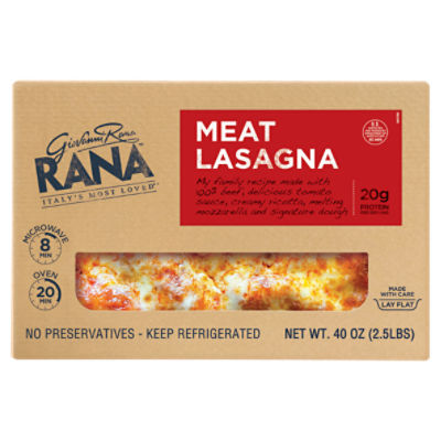 Giovanni Rana Meat Lasagna, 40 oz
