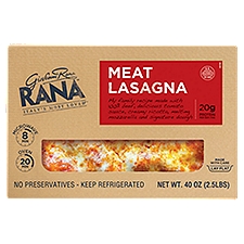 Giovanni Rana Meat, Lasagna, 40 Ounce