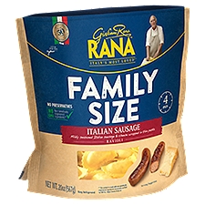 Giovanni Rana Italian Sausage Ravioli Family Size, 20 oz