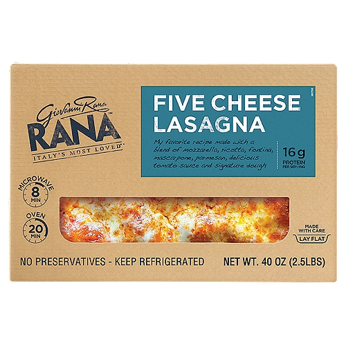 Cheese Lasanga 40 oz