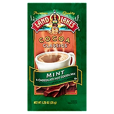 Land O Lakes Cocoa Classics Hot Cocoa Mix, Mint & Chocolate, 1.25 Ounce