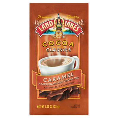 Land O Lakes Cocoa Classics Caramel & Chocolate Hot Cocoa Mix, 1.25 oz, 1.25 Ounce