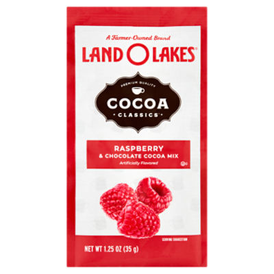 Land O Lakes Cocoa Classics Raspberry & Chocolate Cocoa Mix, 1.25 oz