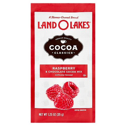 Land O Lakes Cocoa Classics Raspberry & Chocolate Cocoa Mix, 1.25 oz