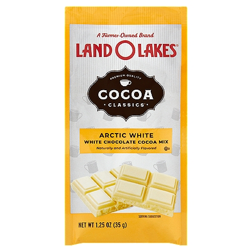 Land O Lakes Cocoa Classics Arctic White Chocolate Cocoa Mix, 1.25 oz
A Cup of Instant Coziness.™
