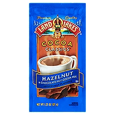 Land O'Lakes Hot Cocoa Mix - Hazelnut & Chocolate, 1.25 Ounce