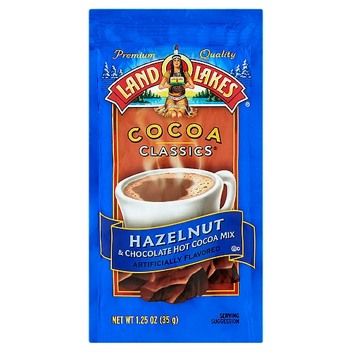 Land O Lakes Cocoa Classics Hazelnut & Chocolate Hot Cocoa Mix, 1.25 oz