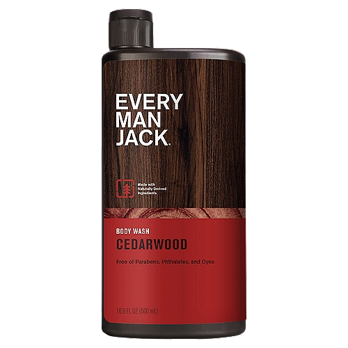 Every Man Jack Cedarwood Body Wash, 16.9 fl oz