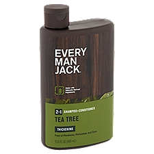 Every Man Jack Tea Tree 2-in-1 Thickening Shampoo + Conditioner, 13.5 fl oz