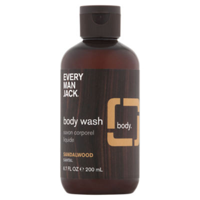 Every Man Jack Sandalwood Body Wash, 6.7 fl oz