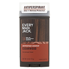 Every Man Jack Cedarwood Antiperspirant + Deodorant, 2.6 oz