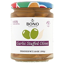 Bono Garlic Stuffed Olives, 5.6 oz