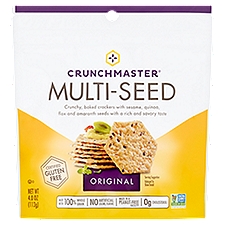 Crunchmaster Multi-Seed Original Crackers, 4.0 oz, 4 Ounce