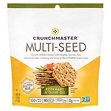 Crunchmaster Rosemary & Olive Oil Multi-Seed Crackers, 4.0 oz