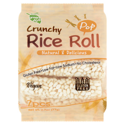 Green Life Crunchy Pop Rice Roll, 7 count, 2.7 oz