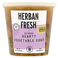 Herban Fresh All-Natural Hearty Vegetable Soup, 23.5 oz