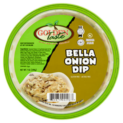 Golden Taste Bella Onion Dip, 7 oz