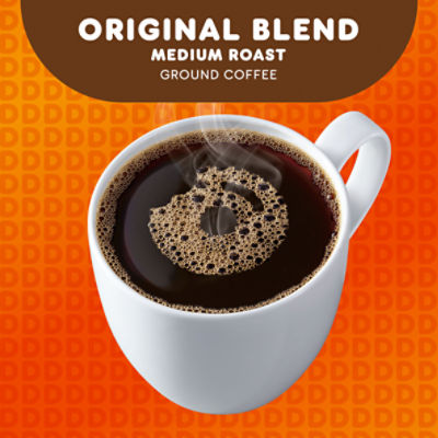 Dunkin' Original Blend Medium Roast Ground Coffee, 12 oz