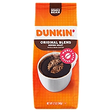 Dunkin' Original Blend Medium Roast Whole Bean Coffee, 12 oz