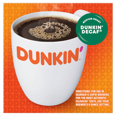 Dunkin donuts 2024 decaf k cups