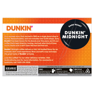 Dunkin Donuts Cold 10-Pack Single Serve Brew Cups