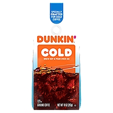 Dunkin' Cold Ground Coffee, 10 oz, 10 Ounce