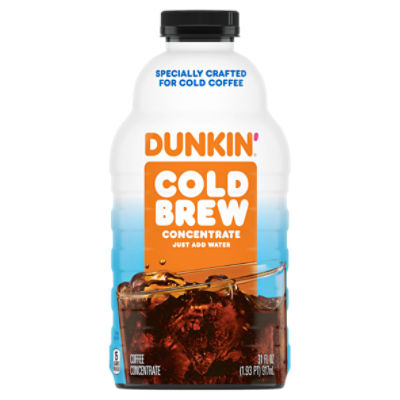 Dunkin' Cold Brew Coffee Concentrate, 31 fl oz