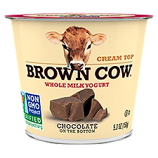 Brown Cow Yogurt - Chocolate Cream Top, 5.3 Ounce