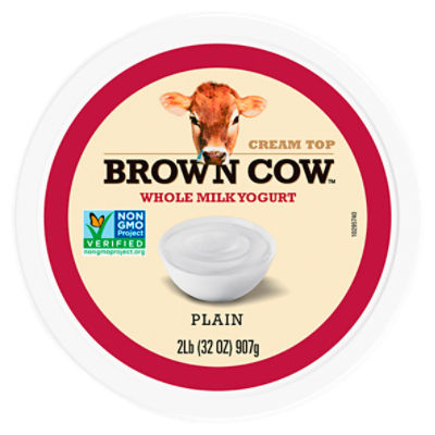 Brown Cow Top Whole Yogurt, 32 Carton